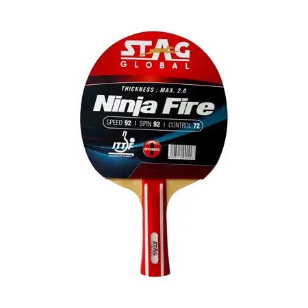 Stag Ninja Fire Table Tennis Bat