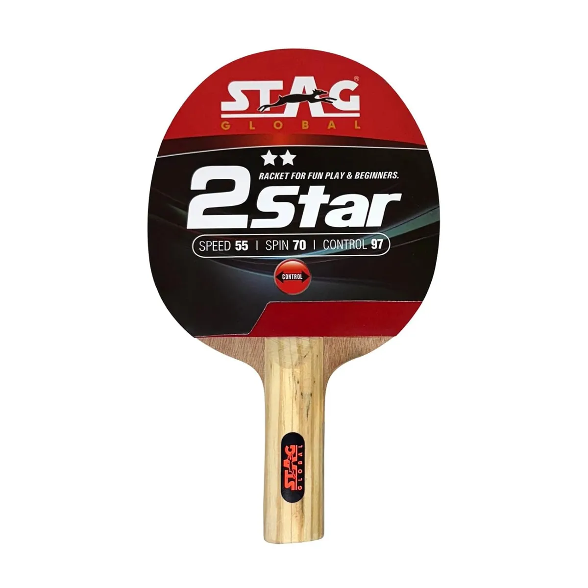 Stag 2 Star Table Tennis Bat